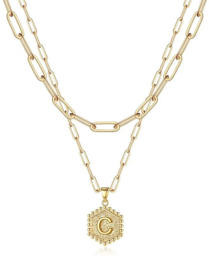 Beautiful Gold Layered Initial Necklaces (A-Z)