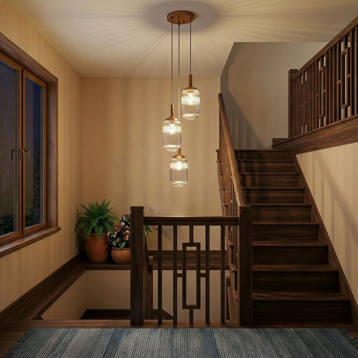 Creative American Country Retro Ceiling Light, photo 2 of 9