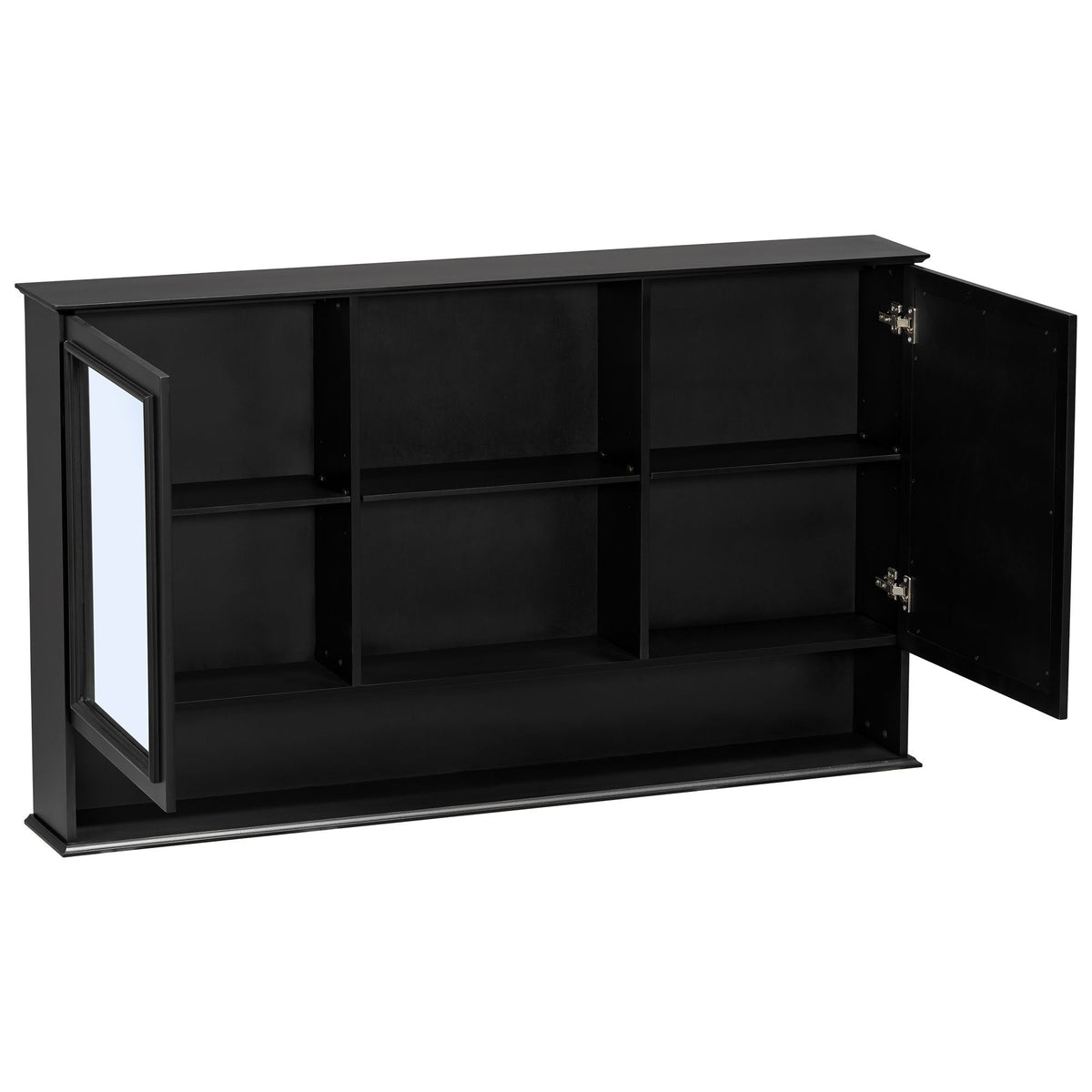 Double Sink Bathroom Vanity Set with Wall Mount Mirror Cabinet, photo 25 of 40