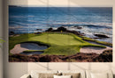 Pebble Beach Golf Course Wallpaper Mural.