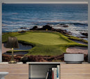 Pebble Beach Golf Course Wallpaper Mural.