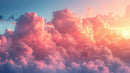 Pink Clouds Wallpaper Mural.