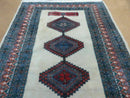 4' X 6' Vintage Handmade Bokhara Turkoman Pakistan Wool Rug Carpet Nice