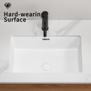 Rectangular Undermount Bathroom Sink
