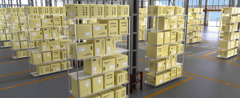 6 Tier Wire Shelving Unit, 6000 LBS NSF Height Adjustable Metal Garage Storage Shelves with Wheels, Heavy Duty Storage Wire Rack Metal Shelves - Chrome