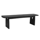 Black Modern Dining Bench