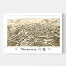 Vintage Map of Gouverneur, New York 1885