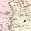 Vintage Map of Brazil 1904