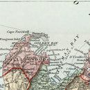Vintage Map of New Zealand 1904