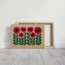 Folk Garden – Scandinavian Poppy Wall Art