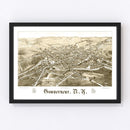 Vintage Map of Gouverneur, New York 1885