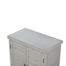 Potting Bench With Storage Cabinet And Metal Table Top For Outdoor