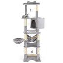 69 Inch Multi-level Cat Tree with Top Perch and Cozy Condo by LJGDeals