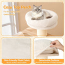 69 Inches Tall Cat Tree with Cozy Top Perch and Washable Plush Cushions by LJGDeals