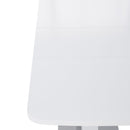 Rectangle Dining Table, Stretchable, X Shape Legs - White by HouseOfZazla
