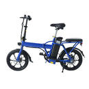 Adult Electric Bicycles 500 W Motor 15.5 MPH Max Speed, 16inch Tire, 42 V 10.4 AH Removable Battery for Electric Bike, Multi-Shock Absorption, City Commuter, Fold able Adult Electric Bicycle