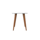 Utopia - Square End Table - White by HouseOfZazla