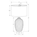 Lighting, Table Lamp, Transitional - Cream by Unique Piece Furniture