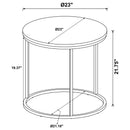 End Table - Gray / Gunmetal
