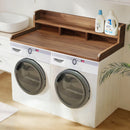 Walnut Washer Dryer Countertop with Non-slip Pads