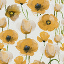 Floral Storage Ottoman With Traditional Design - Gold by HouseOfZazla