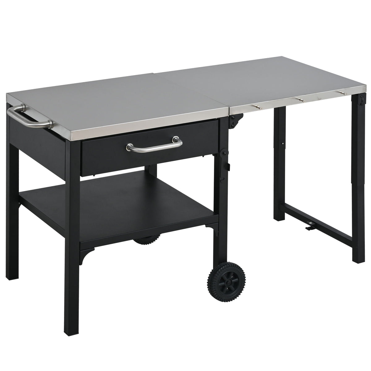 Foldable Outdoor Kitchen Cart With Storage For Patio, photo 17 of 35