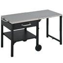 Foldable Outdoor Kitchen Cart With Storage For Patio by HouseOfZazla