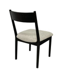 Comfortable Upholstery Cresent Chair (Set of 2) - Peppercorn by HouseOfZazla