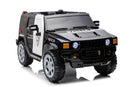 12V7A 30W*2 Four-Wheel Drive Seat One Button Start, Forward And Backward, High And Low Speed, Music, Front Light, Power Display, Two Doors Can Open, 2.4G R / C, Seat Belt Four Wheel Absorber by HouseOfZazla