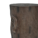 Outdoor Side Table Easter Island Moai Statue Pedestal by HouseOfZazla