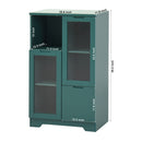 Modern Cabinet With Glass Doors And Drawer by HouseOfZazla