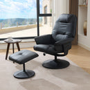 360° Swivel Reclining Chair With Wrapped Base, 5 Point Vibration Massage by HouseOfZazla