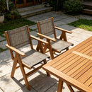 2 Piece HIPS Outdoor Dining Chair Perfect For Patio Meal Togethers & Garden Brunch Relaxation Moments by HouseOfZazla