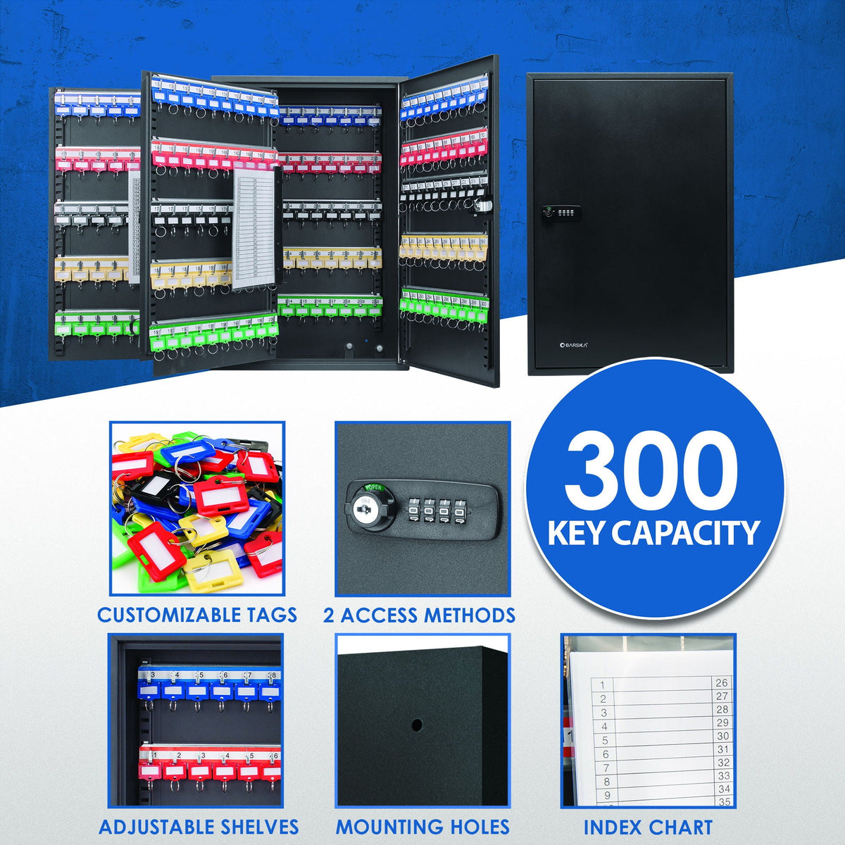Adjustable Key Cabinet With Combination Lock, photo 12 of 17