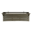 3-Piece Balcony Bar Set with Bottom Shelf Table and 2 Stools, Grey Finish by Montret
