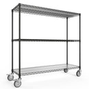 3 Tier Shelf Wire Shelving Unit - 3000LBS, 3T1848-3KLB-B-LKJ