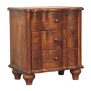 Solid Wood Lume Panel Bedside Table
