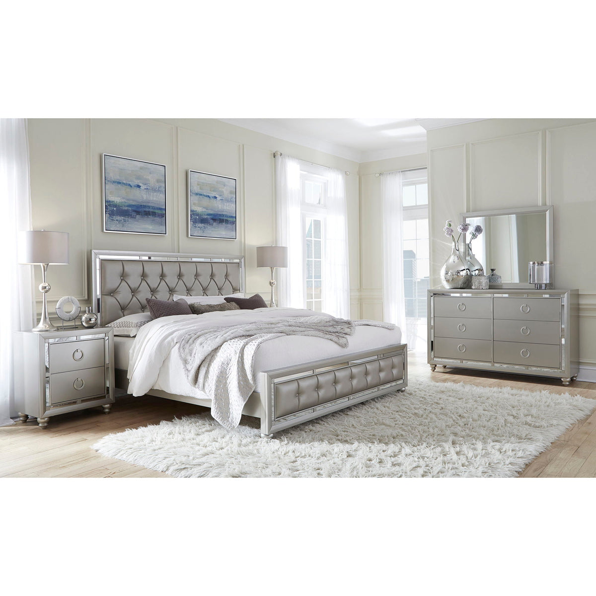 Chloe - Elegant Design Bed, photo 4 of 9