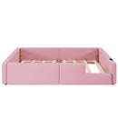 Platform Bed With Guardrail And Charging Station by HouseOfZazla