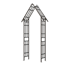 Metal Garden Arch with Adjustable Width for Climbing Plants by HouseOfZazla