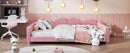 Upholstered Daybed, Sherpa Fabric Sofabed With Cloud-Shaped Backrest by HouseOfZazla