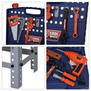 68 Pcs Kids Tool Bench, Foldable Pretend Workbench Toy Tool Set, Power Tools Workshop with Electric Drill for Toddler 3 to 6 Years Old