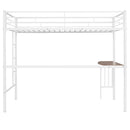 Bunk Bed With Desk, Ladder And Quality Slats For Bedroom by HouseOfZazla