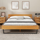 Pine Wood Bed Frame Queen Size