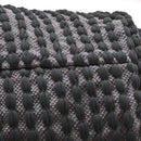 River Handcrafted Cylindrical Pouf in Water Resistant Fabric