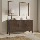Harper - 3 Door Sideboard Buffet / Storage Cabinet - Walnut Brown by HouseOfZazla
