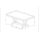 Panda - Dining Table And Trestle Base - Black