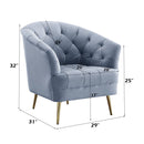 Bayram - Chair - Light Gray Velvet