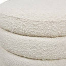 Fuji - Oversized Round Storage Ottoman by HouseOfZazla