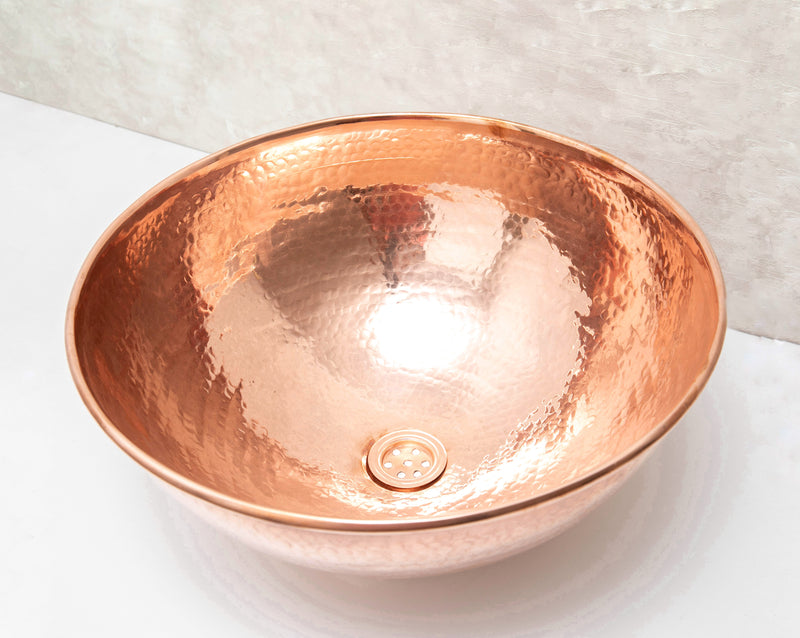 Copper Vanity Vessel Sink - BRASSMA